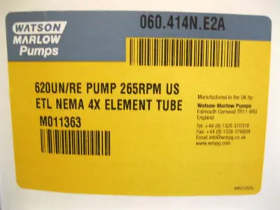 NEW Watson Marlow 060.414N.E2A