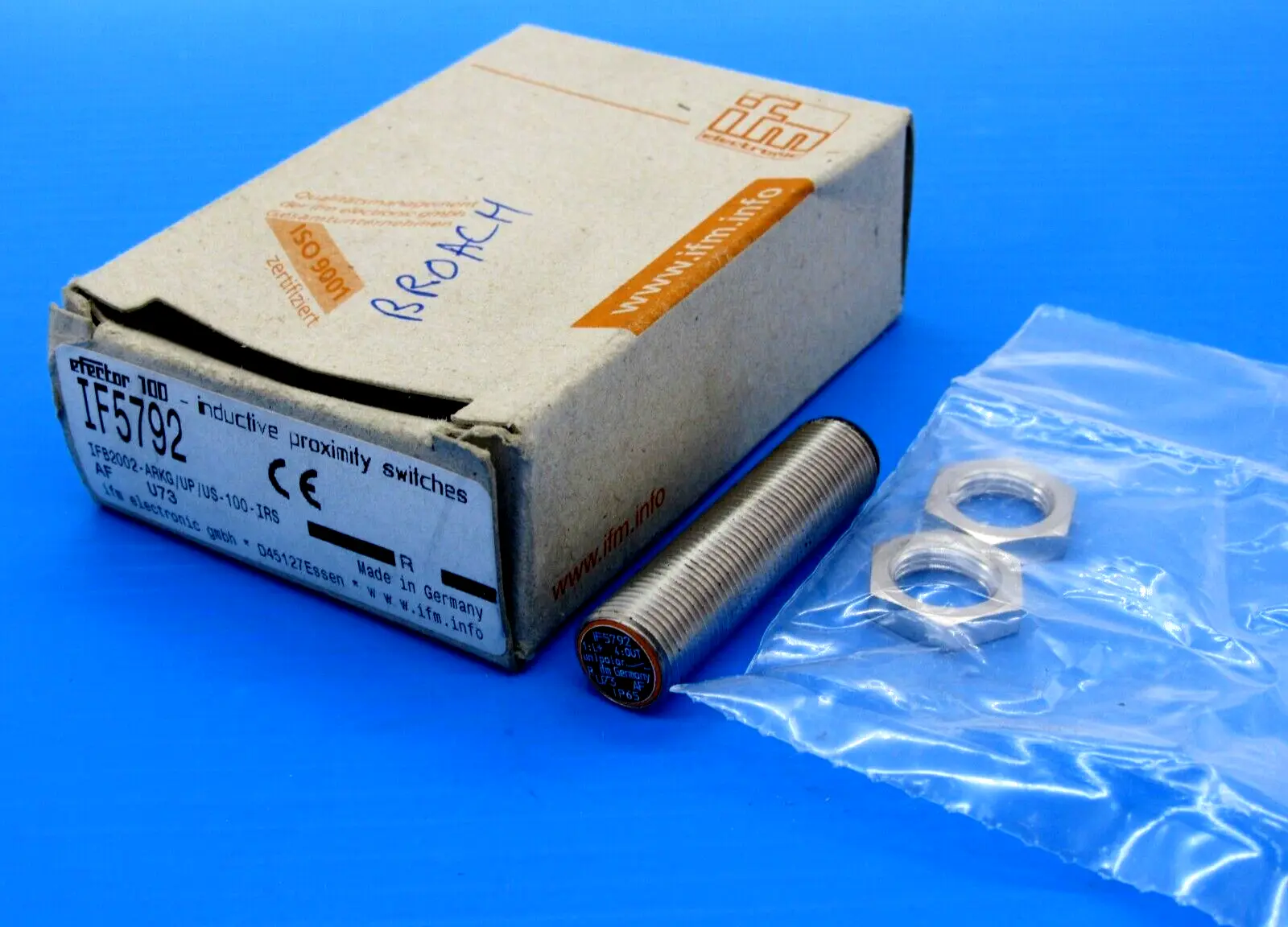 NEW IFM EFECTOR IFB2002-ARKG/UP/US-100-IRS PROXIMITY SWITCH IF5792