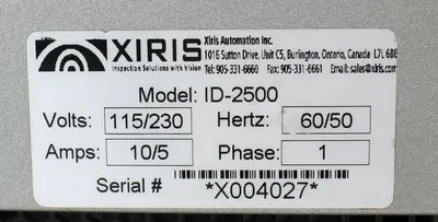 USED XIRIS ID-2500