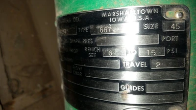 Fisher Type 667, Size 45 Actuator