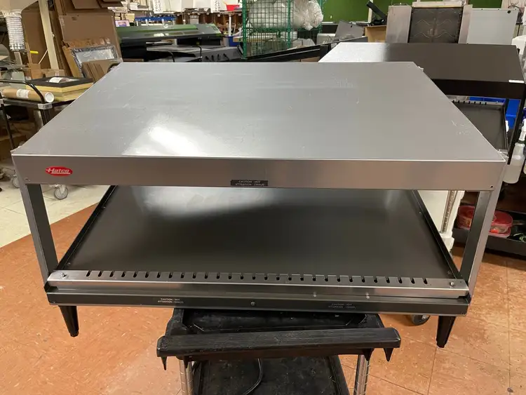 Used JS Used Hatco GRSDS-30 Glo-Ray 30" Heated Warming Display Shelf Merchandiser - 120V 790W - JS Countertop Display Warmers Illinois US | Falcon Restaurant Supply #1374939