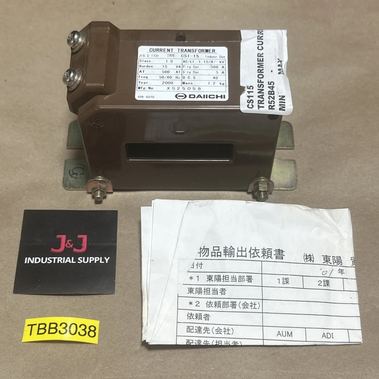 New | in-Stock Toshiba CS1-15 Transformers Indiana US | J&J Industrial Supply #1076438