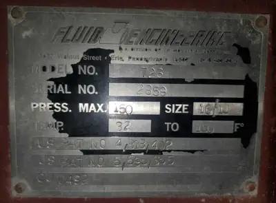 USED FLUID ENGINEERING 726