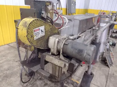 4" CAPACITY ULTRASONIC BAR & TUBE CONTINUOUS WASHER: STOCK #22589