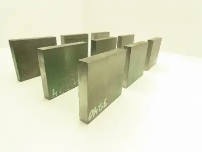 1018 Cold Rolled Steel Flat Bar Stock 5/8"x 3-1/2"x 4"L  Lot of 9 Blocks