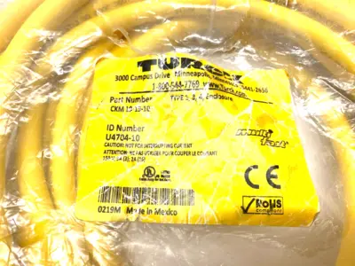 USED TURCK MULTIFAST SINGLE ENDED CORDSET M23 FEMALE TO PIGTAIL