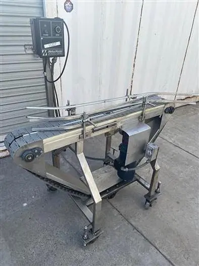 Conveyor, Belt, 7" X 54", S/st, Vari-Speed, Portable #S744591