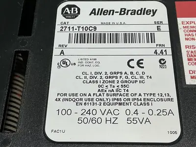 USED ALLEN BRADLEY 2711-T10C9