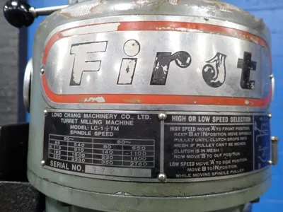 Used FIRST LC1 1/2TM Vertical Mills Ohio US | HGR 24 #1091573