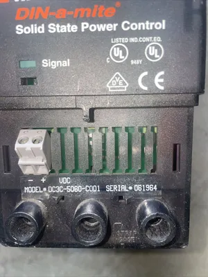 Watlow Model DC3C-5060-C001 SCR 50A Power Controller - 600 VAC @2B