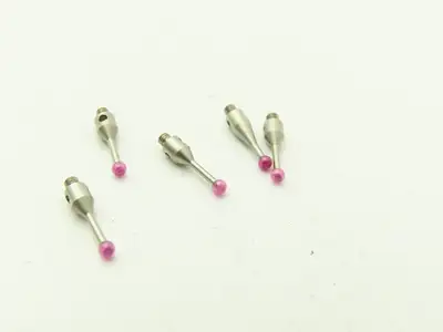 Renishaw A/5000-7807 M2 CMM Touch Probe Ruby Ball 2mm Stylus 10mm Lot of 5