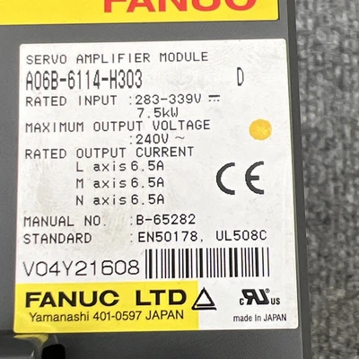Used FANUC A06B-6114-H303-R Servo Drives California US | Davliegogo LLC #1705913