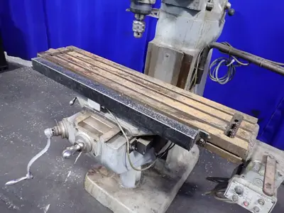 Bridgeport 42" X 9" Vertical Mill