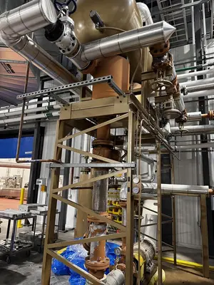 Fulton Thermal Fluid Heater Skid — 480V 3-Phase Complete Skid System with Pump, Motor & Control Panel