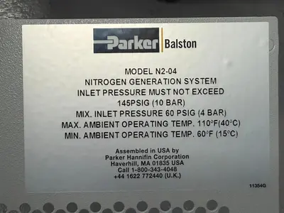 Used _UNKNOWN_ _UNKNOWN_ Nitrogen Generators Rhode Island US | Federal Equipment Company #1347609