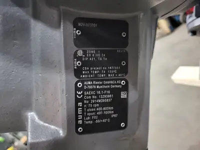 NEW HP VALVES/KEY VALVE TECHNOLOGIES SAEXC 16.1-F16
