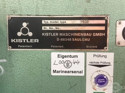 Used 2007 KISTLER HP 7500 Welding Positioners NL | Mach 4 Metal #1281237
