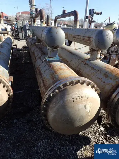 Used Henry Technologies LTD. 1,915 Sq Ft Henry Tech Heat Exchanger, 304 S/S, 150/250# Heat Exchangers Ohio US | Federal Equipment Company #126139