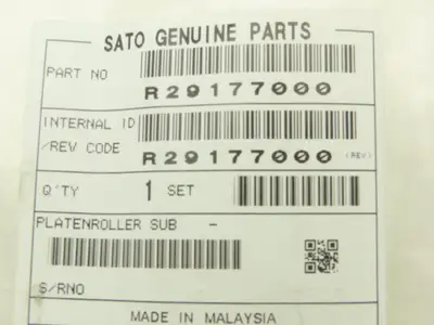 Sato R29177000 Platen Roller S84-EX Thermal Label Printer