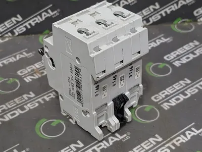 Lot of 6 ABB S203-K16 Three Pole Circuit Breakers 16A 400VAC Used