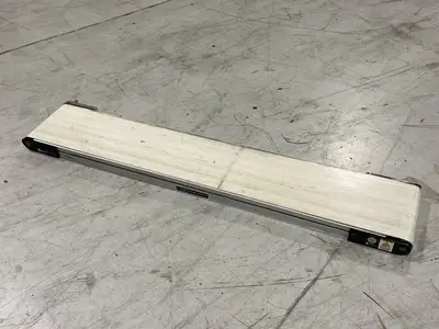 Used QC Conveyors End Drive Flat Belt Conveyor 48" Length 8" Width, Release Tail Belt Conveyors Michigan US | Maverick Industrial Sales #1397640