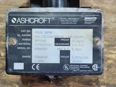 USED ASHCROFT D424V XBPNH