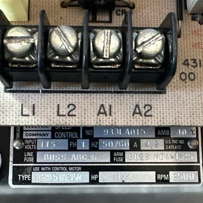 USED Bodine Electric Company DPM-5030E