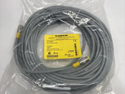 NEW TURCK EUROFAST DOUBLE ENDED CONNECTION CABLE U5250-1