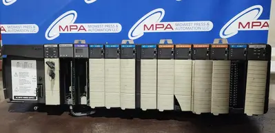 Allen-Bradley 1576-A13 Complete 13 slot Chassis  1756-PA75 Power supply Logix5562