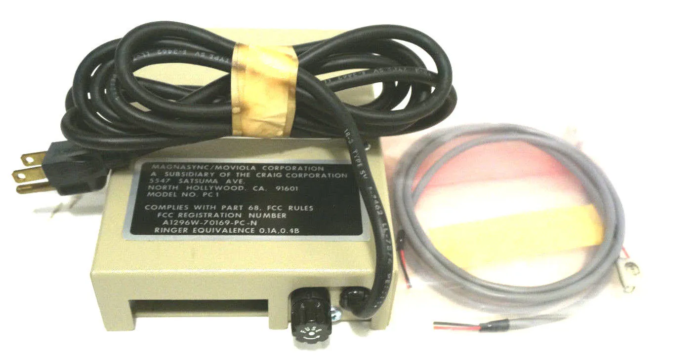 NEW MAGNASYNC / MOVIOLA PC1 CONTROL