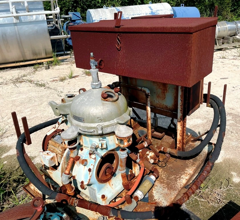 Alfa-Laval MAB 104B-24-60 oil purifier skid, SS.