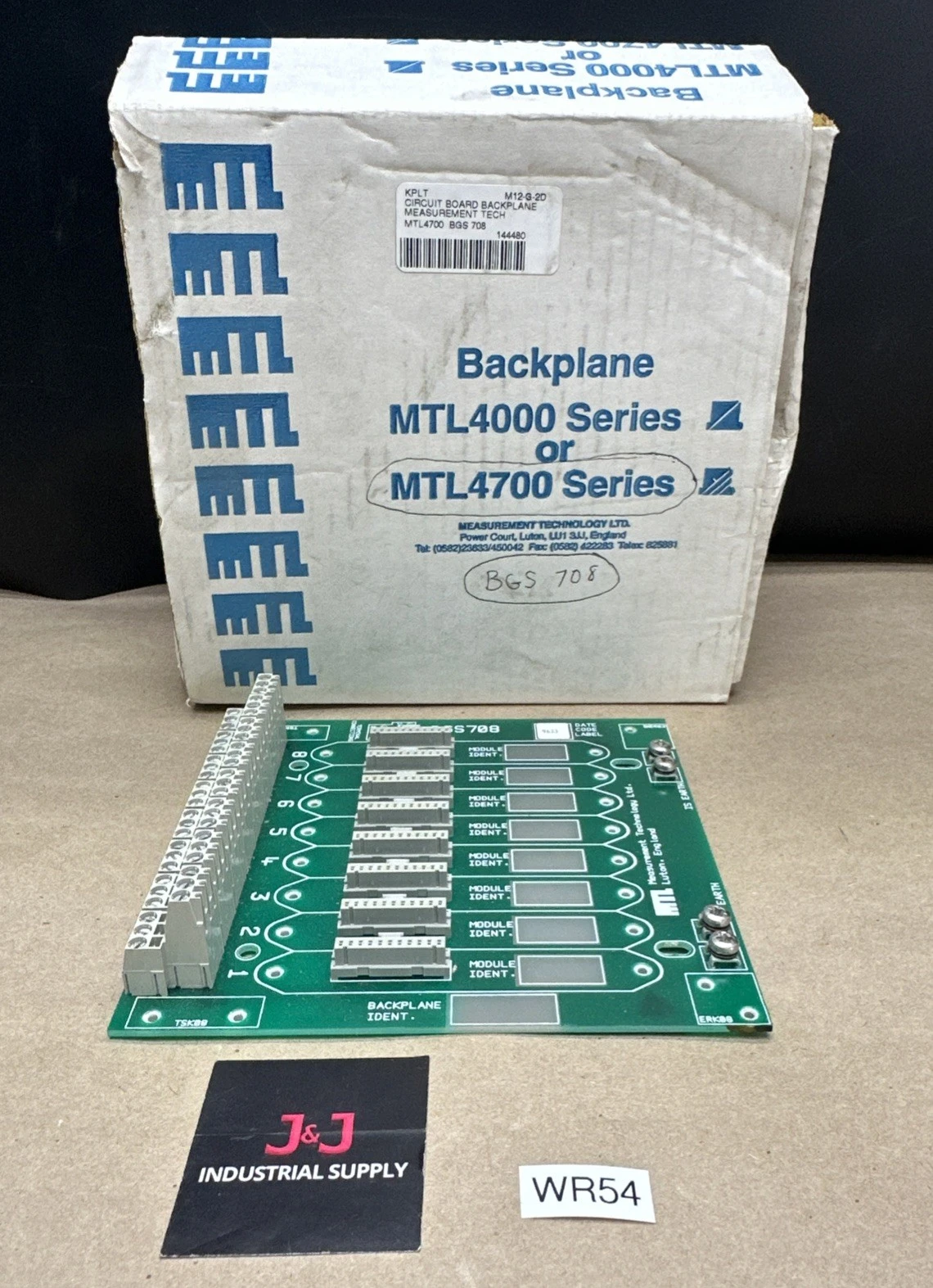 NEW MEASUREMENT TECHNOGOGY BGS708