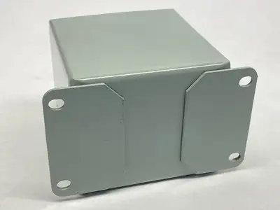 USED HOFFMAN NVENT DEEP PUSHBUTTON ENCLOSURES TYPE 12 1PB X 22.5MM GRAY STEEL
