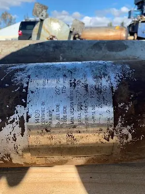 Heat Exchanger, Shell & Tube, 50 SF, S/st, 200 PSI, 600 deg #S743643