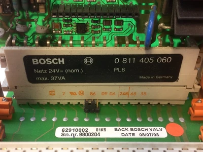 USED LVD BACK BOSCH VALV-
