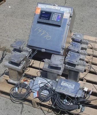 USED METTLER TOLEDO 8 LOAD CELL SYSTEM JAGUAR 8 CEL SYSTEM