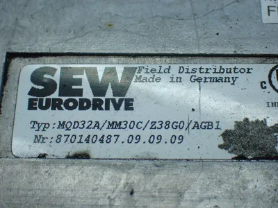 Used SEW EURODRIVE MQD32A/MM30C/Z38G0/AGB1 PLC Input & Output Ohio US | HGR 24 #838776