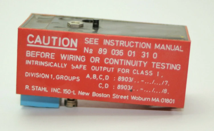 Used Stahl/Intrinspak 8903/31-315/050/70 Surge Protectors California US | Davliegogo LLC #1705434