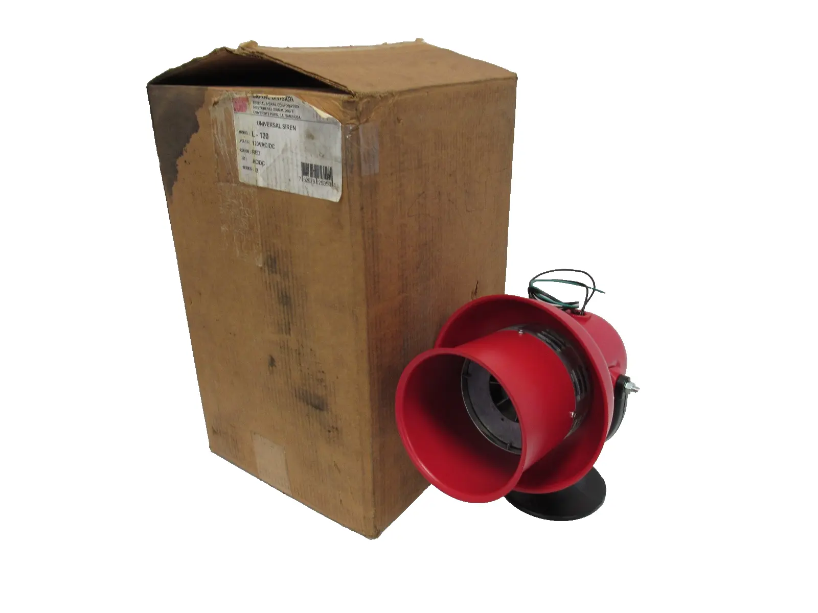 NEW FEDERAL SIGNAL L-120 UNIVERSAL SIRON 120VAC MODEL L