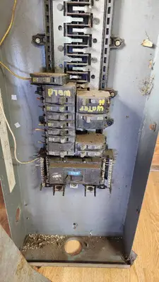 Federal Pacific Electrical Panel with Breakers and Cover