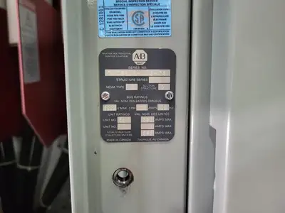 5kV/1200A Medium Voltage MCC Double Structure w/ Motor Protection Relays