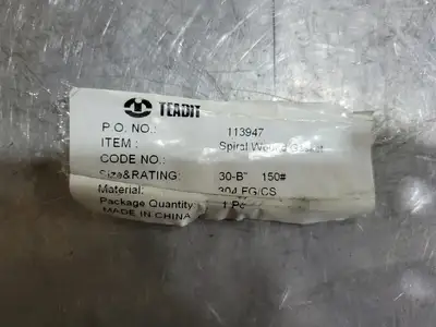 30" 150# 304/FG Spiral Wound Gasket