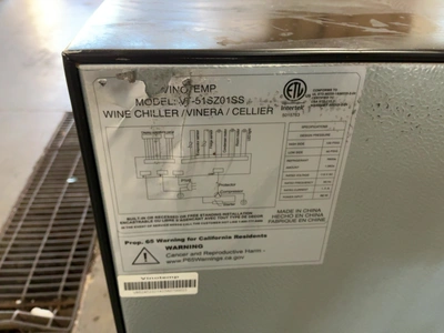 Used VINOTEMP VT-51SZ01SS Bottle Coolers Michigan US | Miedema Asset Management Group #1761146