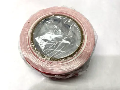 NEW ULINE INDUSTRIAL VINYL SAFETY TAPE RED/WHITE 2" X 36 YDS LOT OF 4