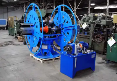 New 11,000 Lb. x 12″ ERWTech/UCG Double Uncoiler