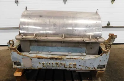 Sharples P3000 decanter centrifuge, 316SS.