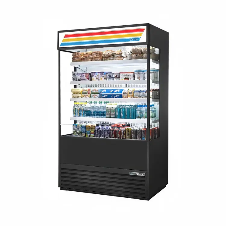 Used True TOAM-48GS-HC~TSL01 Open Air Merchandisers (coolers) Illinois US | Falcon Restaurant Supply #1374417