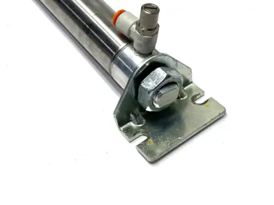 USED BIMBA PNEUMATIC CYLINDER 1-1/4" BORE 21" STROKE