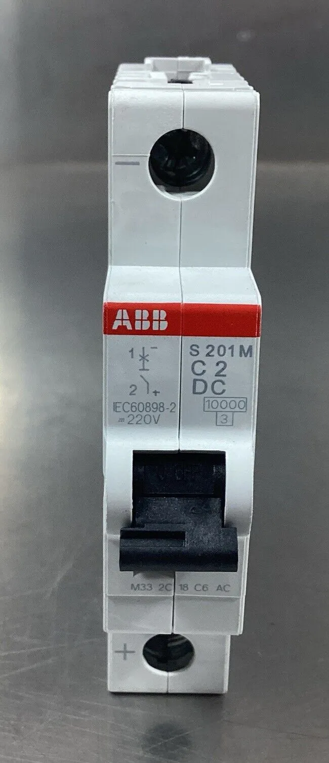 Used ABB S 201 M C 2 DC Circuit Breakers | Palmetto Automation #1154270