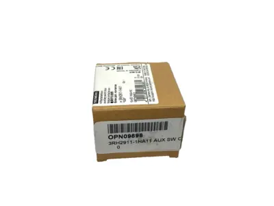 3RH2911-1HA11 | Siemens  Auxiliary Switch Block 1 NO + 1 NC, For 3RT2 & 3RH2 - New